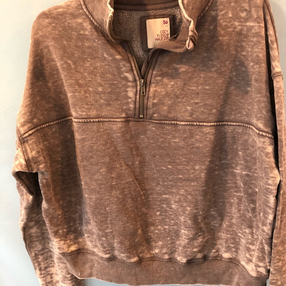 Leightweight dark Gray cropped sweatshirt